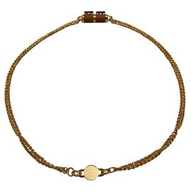 Hermès Collar HERMES Charnière PM en Oro Dorado