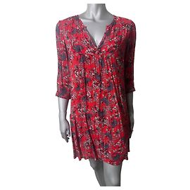Robe ba&sh rouge à imprimé floral Rouge Multicolore