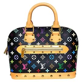 Bolsa Louis Vuitton Alma Monogram Multicolore Preto Multicor