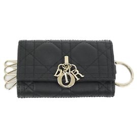 Christian Dior My Aster Key Case Black