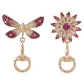 Orecchini a lobo Gucci Flora D'oro