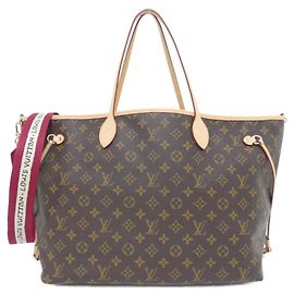 Louis Vuitton Monogram Neverfull Inside Out Handtasche Braun Monogramm