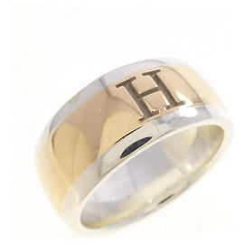 Hermès Hermes 925 750YG Band Ring Other