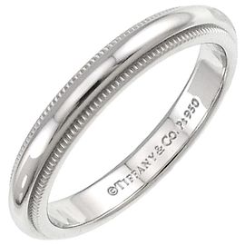 Tiffany & Co. Milgrain Platinum Band Ring Other