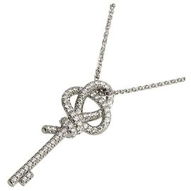Tiffany & Co. Knot Key Diamantenhalskette Andere
