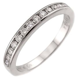 Tiffany & Co. Half Diamond Band Ring in Platinum Other