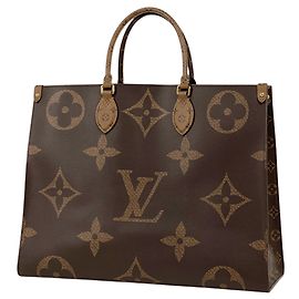Saco Tote Louis Vuitton OnTheGo GM Marrom