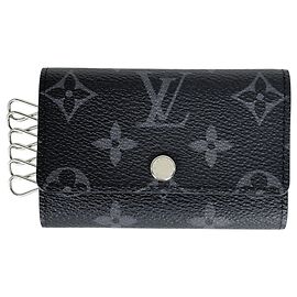 Louis Vuitton Monogram Eclipse Noir Keycase Black