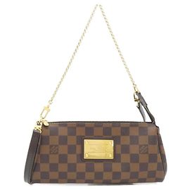Bolsa de Ombro Louis Vuitton Damier Eva Damier ebene