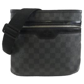 Louis Vuitton Damier Graphite Schultertasche Damier ebene