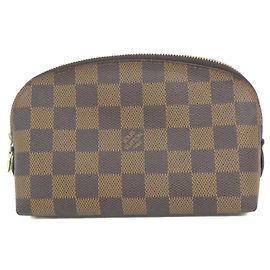 Louis Vuitton Damier Pochette Cosmetic PM Handbag Damier ebene
