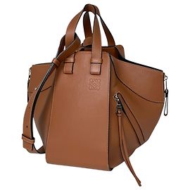 Loewe Hammock Bag Small 2-Way Leather Handbag Brown