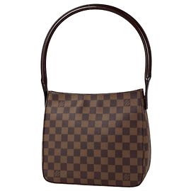Saco Tote Louis Vuitton Looping MM Marrom