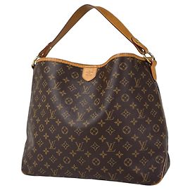 Louis Vuitton Delightful MM Schultertasche Braun
