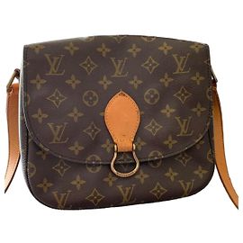 Bolso Louis Vuitton Saint Cloud Monogram marrón vintage Castaño