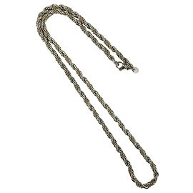 Collar de cadena Twist Rope de Tiffany & Co. Plata Dorado
