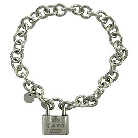 Tiffany & Co Pulseira de Berloques Tiffany Vintage Cadena Prata