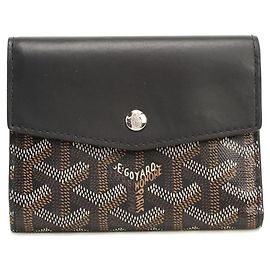 Goyard Tri-fold Wallet in Black Black