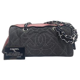 Borsa a tracolla Chanel Cruise Line Navy Blu navy