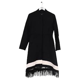Maje Black Wool Coat Black