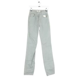 Fendi Jeans gerade Schnitt Khaki Baumwolle Khaki