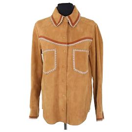 Claudie Pierlot Chaqueta camel Camello