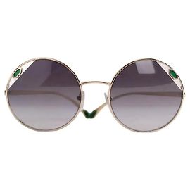 Gafas de sol Bulgari de metal gris Gris