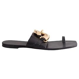 Sandali Tory Burch in pelle nera Nero