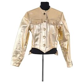 Louis Vuitton Gold Cotton Jacket Golden