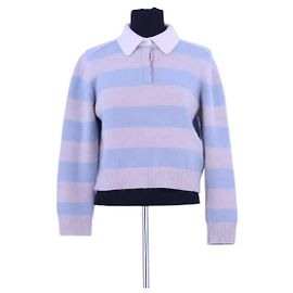 Autre Marque Pull Kujten en cachemire bleu L Bleu