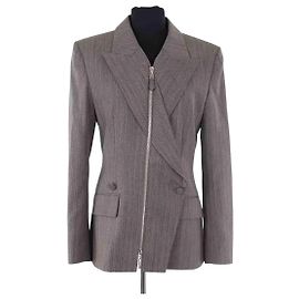 Louis Vuitton Grey Wool Blazer Grey