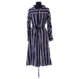 Robe Maje noire en viscose Noir