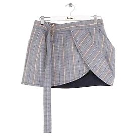 Louis Vuitton Minirock Grau Grau