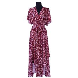 Vestido rojo de viscosa Maje Roja