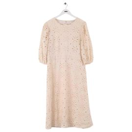 Vestido de algodón beige SéZane Beige