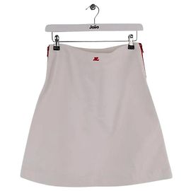 Saia Courreges de algodão branca Branco