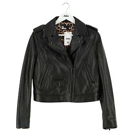 The Kooples Black Leather Jacket Black