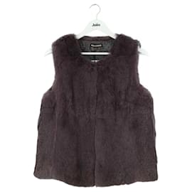 Max & Moi Grey Fur Jacket Grey
