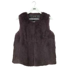 Max & Moi Pelzjacke in Grau Grau