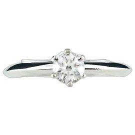 Tiffany & Co. Platinum Solitaire Band Ring Other