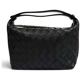 Bottega Veneta Wallace Intrecciato Leather Handbag Dark grey