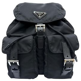 Prada Small Re-Nylon Backpack Black