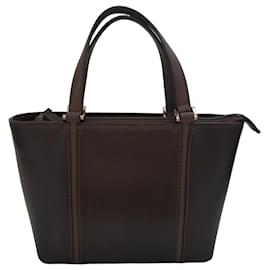 Burberry brown leather handbag Brown