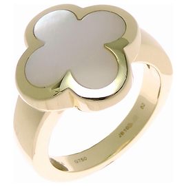 Anillo banda Alhambra Van Cleef & Arpels en oro amarillo 18K Otro