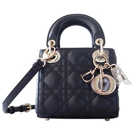 Bolsa micro Lady Dior preta Preto