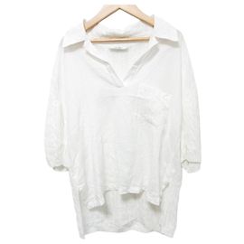 Polo de lino Max Mara Pavidi Blanco