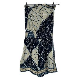Autre Marque Mono corto de seda azul POUPETTE SAINT BARTH Azul