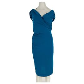 Robe bleue Philosophy Di Alberta Ferretti Bleu