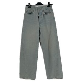 Jean Paul Gaultier Facade Jeans Blu Cotone Blu