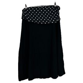 Autre Marque Saia de bolinhas preta FENITY Preto